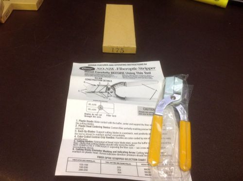New clauss no-nik 175 fiber optic stripper hand tool usa yellow $24 for sale