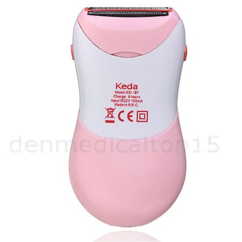 Washable Wet/Dry Rechargeable Electric Women Lady Shaver Trimmer Hair Removal