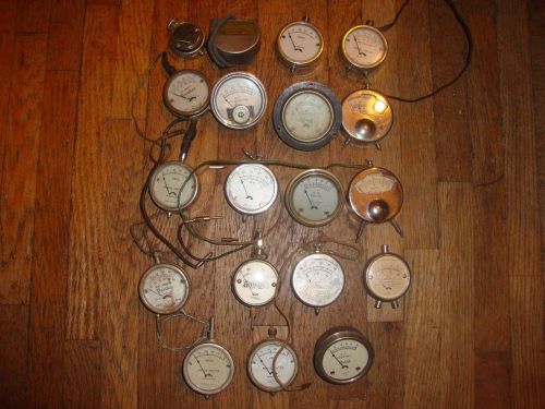 20 vintage battery charger meters beede yankee airline sterling ever ready volts