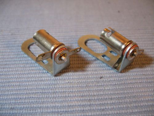 Metal panel indicator lamp holders for single bayonet lamps, brackets, new for sale