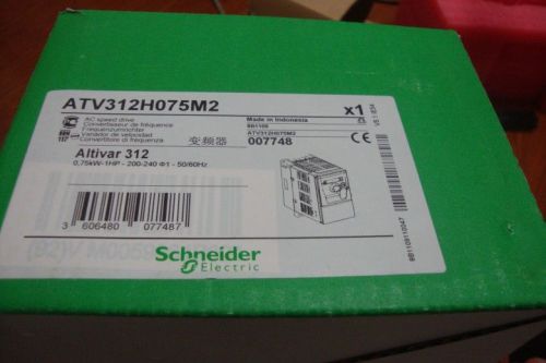 1pcs new Schneider Inverter ATV312H075M2 0.75KW 200 ~ 240V IN BOX