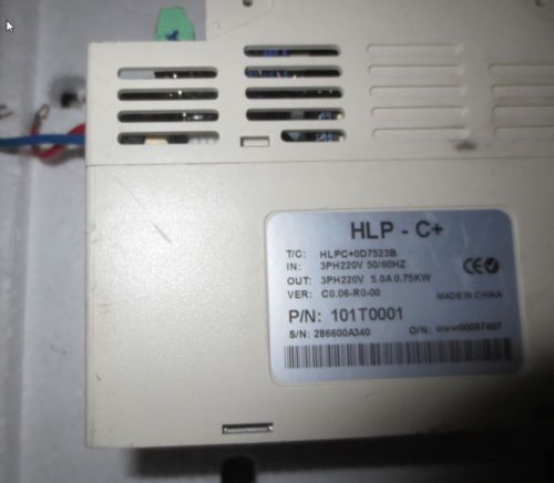 HOLIP inverter HLP-C+ HLPC+0D7523B 220V0.75KW