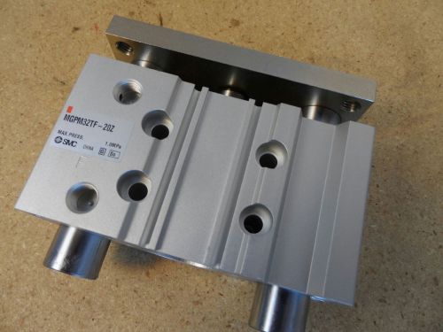 Smc mgpm32tf-20z compact guided pneumatic cylinder / actuator new for sale