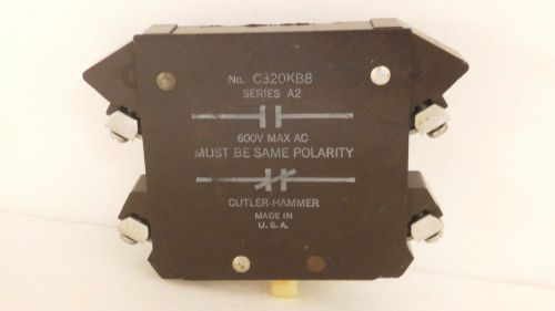 CUTLER HAMMER AUXILIARY CONTACT C320KB8 A2