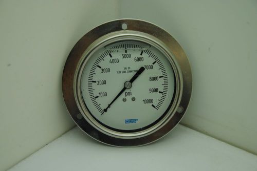 Wika 4&#034; liquid filled 10,000 psi pressure gauge for sale