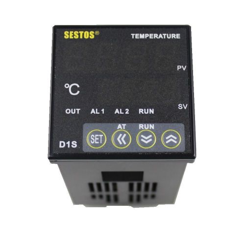 Profession D1S-VR-220 Digital PID Temperature Controller+K Thermocouple+25A SSR