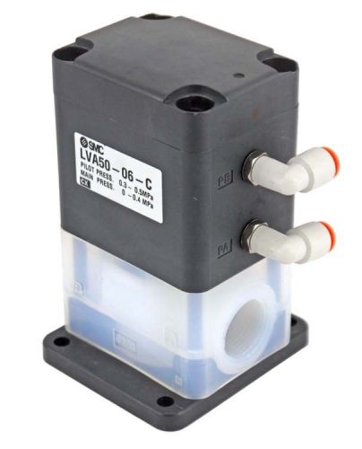 Smc lva50-06-c lva 0.3~0.5mpa 1&#034; air operated lab high purity chemical valve for sale