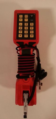 HARRIS DRACON TS22 Butt Test Set Lineman&#039;s Telephone Phone Line Tester Red !