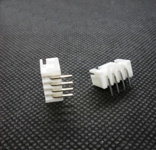 100PCS 2.54MM 4 Pin 4P 90 degree Bent Pin Connector Header Looper Socket for PCB