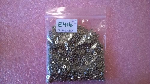 E416    lot of 500+ pcs  4-40 x 3/32 &#034; h stainless steel hex machine screw nut for sale