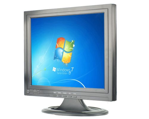 15inch tft lcd full function screen touch panel vga monitor for pc pos system for sale