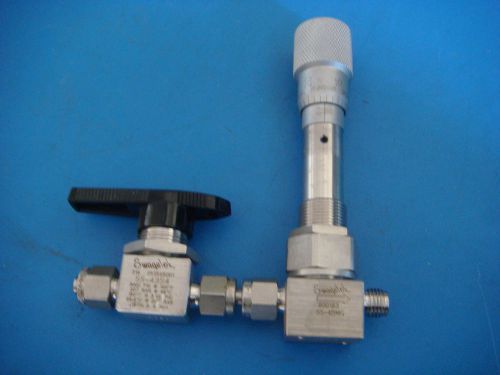 Nupro Swagelok Bellows-Sealed Valve SS-4BMG Micrometer W/SS-43S Valve *S252