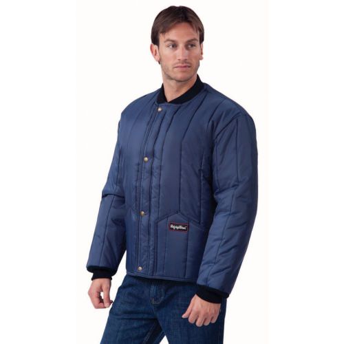 Refrigiwear 0525r-lg cooler wear large navy jacket for sale