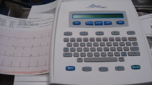 Burdick Atria 3000 Interpretive EKG Machine Biomedically Checked New Battery