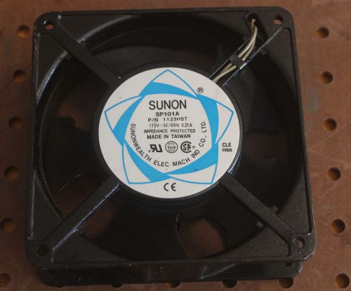 SUNON SP101A P/N 1123HST IMPEDANCE PROTECTED