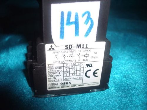Mitsubishi SD-M11 SDM11 Magnetic Contactor