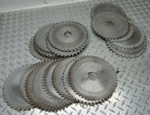 30 piece lot of 8&#034; diameter x 1-1/2&#034; arbor diameter carbide tipped saw blades for sale
