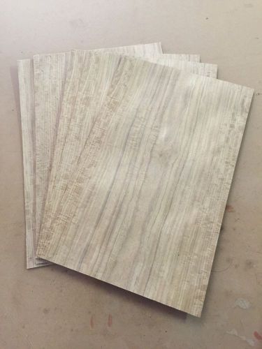 Wood Veneer Satin Wood 10x16 6Pcs Total Raw Veneer &#034;EXOTIC&#034; SAT2 9-3-15