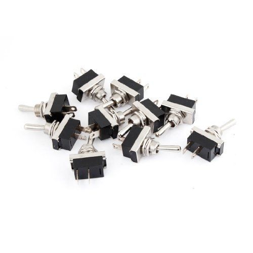 10 Pcs 2 Positions ON-OFF Type Toggle Switch