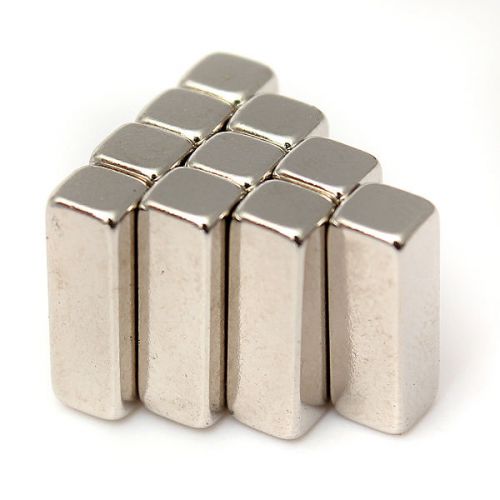 10pcs n35 15x5x6mm neodymiumstrong block magnets rare earth  magnetic blocks for sale