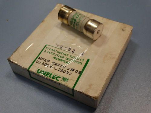UNELEC M63 cylindrical fuse 500V, 63A