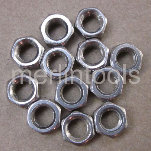 12Pcs M3 x 0.5 Stainless Steel Hex Nut Right Hand Thread