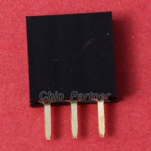 50pcs Black 1x3Pin 1x3P Female Pin Socket Connector 2.54mm
