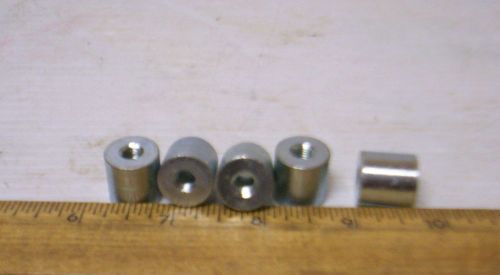 Lot of 10 - Society of Automotive Engineers Inc. - 1/4&#034; Round Plain Nuts (NOS)