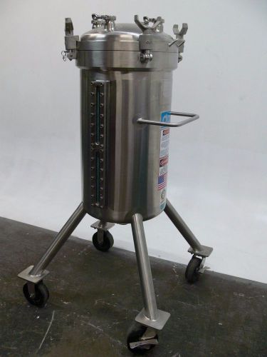 Dci 120 liter 31.7gallon stainless steel pressure vessel bio reactor tank 45 psi for sale