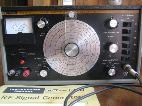 Dynascan b&amp;k precision solid state model e-200d rf signal generator for sale
