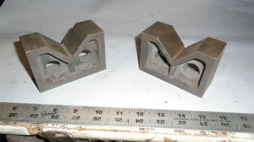 MACHINIST TOOLS LATHE MILL 2 Machinist V Block s for Set Up Hold Down