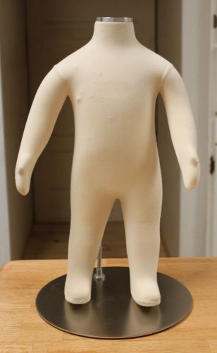 Child Mannequin 20” Padded Foam Rubber Posable w/ Metal Stand