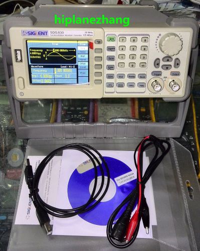 Dds function signal arbitrary waveform generator 30mhz usb 3.5&#034; tft lcd sdg830 for sale