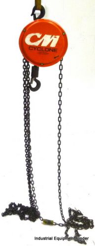 CM Cyclone 1/2-Ton Manual Chain Hoist 15-ft Chain Fall