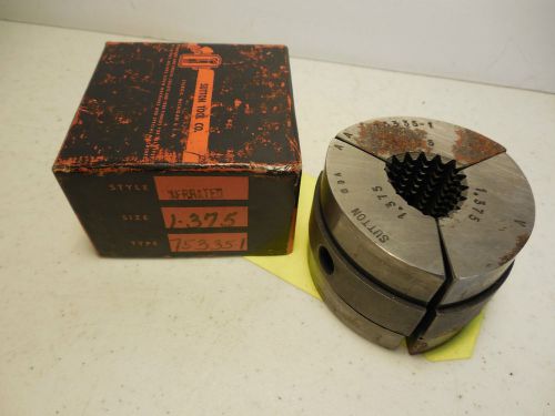 SUTTON TOOL COLLET PAD WS WARNER SWASEY 1.375 75335-1 SERRATED. MB6