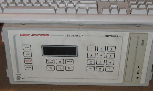Sencore model hdtv996 hd vsb player/recorder signal source/generator atsc 8vsb for sale