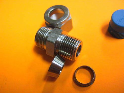 New swagelok ss-810-1-6 tube fitting  male connector 1/2 x 3/8 ss81016 for sale