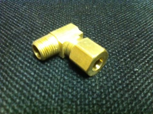 1/4 x 1/8 inch compression 90 degree elbow brass  fitting 11 per bag for sale
