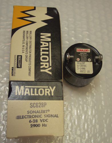 NEW--MALLORY  SC628P SONALERT ELECTRONIC SIGNAL  6--28 VDC, 2900 HZ