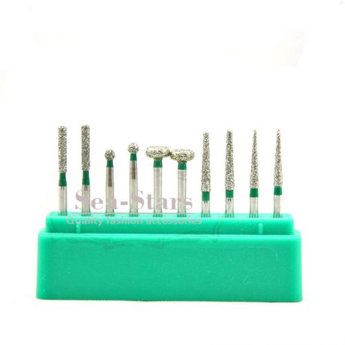 New band 10 pcs fg1.6 dental diamond burs common use coarse set product for sale