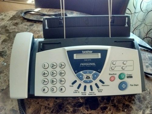 BRAND NEW BROTHER FAX-575 Personal Plain Paper Fax, Phone &amp; Copier - OPENED BOX
