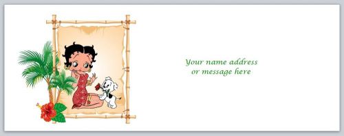30 Personalized Return Address Labels Betty Boop Buy 3 get 1 free (bo728)