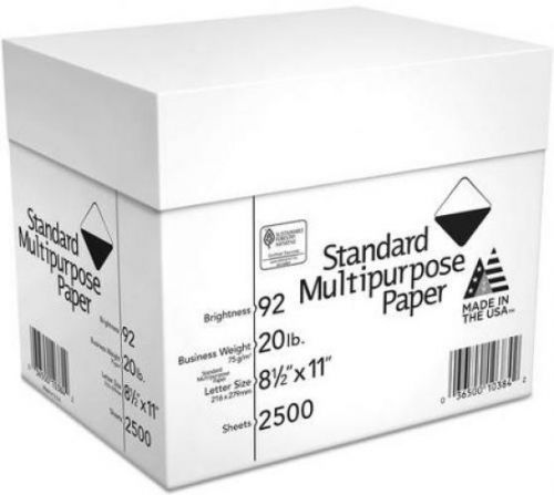 Georgia pacific standard multipurpose copy and printer paper, 8-1/2 x 11 , 92 for sale