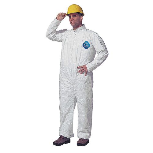 Collared Disposable Coveralls, 4XL, PK6 TY120SWH4X0006G1