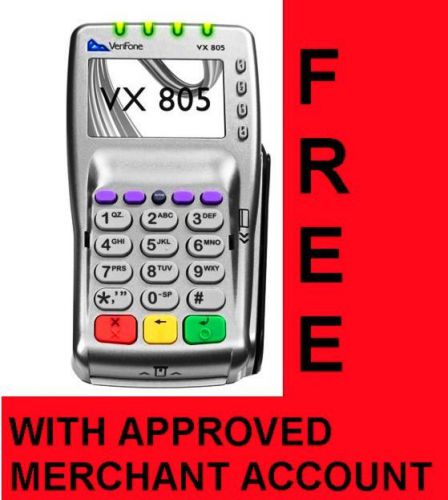 FREE VeriFone PINPad Vx805 PIN PAD NEW TERMINAL RETAIL RESTAURANT MERCHANT ACCT