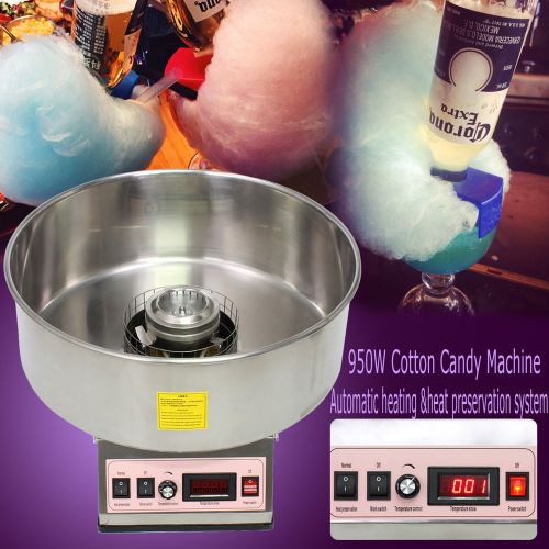950w full electric commercial cotton candy fairy floss machine party supplies for sale