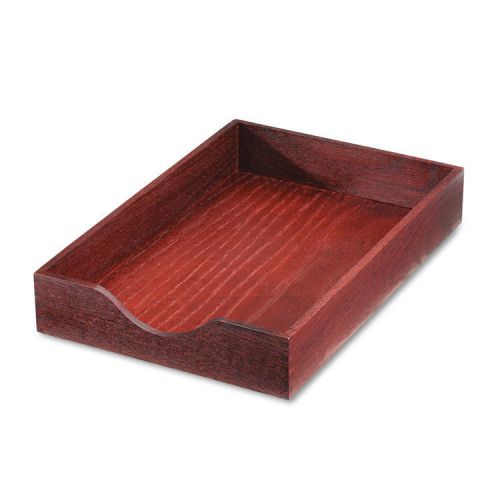 &#034;Carver Hardwood Legal Stackable Desk Tray, Mahogany&#034;