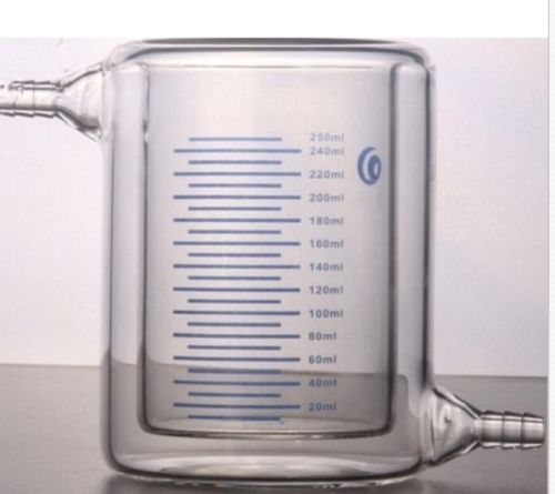 250ml Lab  jacketed glass beaker for Photocatalytic experiment  USG