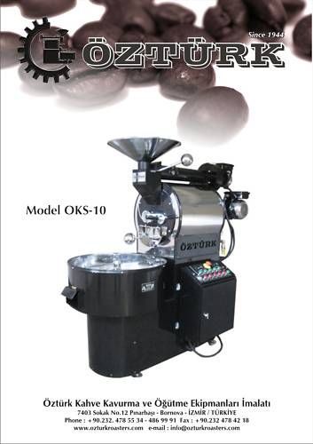 10 kilo/ 22lb ozturk commercial coffee roaster new for sale