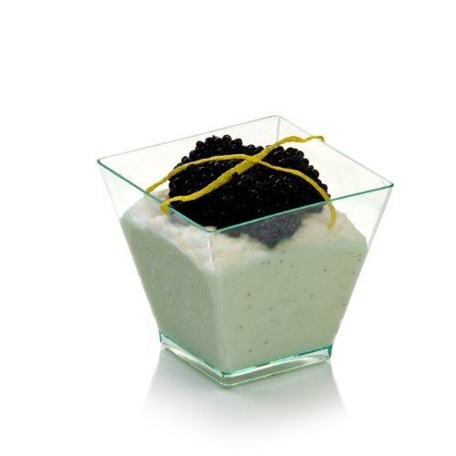 Restaurantware Mini Kova Dessert Cup 100 count box, Sea Green